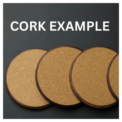 Best Seller / Coasters (Round) - Set of 4 | Choose Your Wood Species