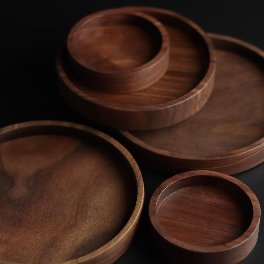 Walnut Tray (Round) - Various Sizes