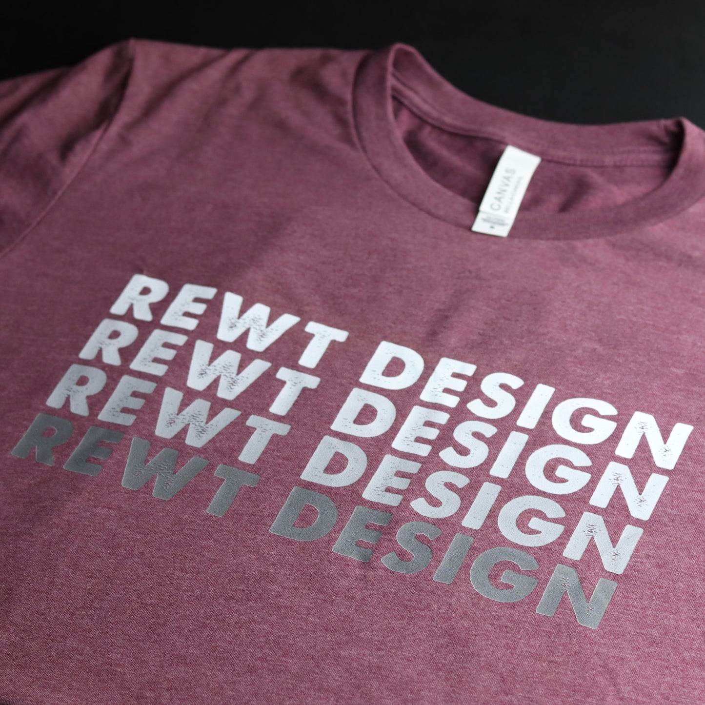T-Shirt - Rewt Design Gradient Short Sleeve Tee (Mauve)