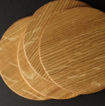 Best Seller / Coasters (Round) - Set of 4 | Choose Your Wood Species
